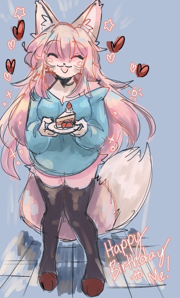 birthday doodle