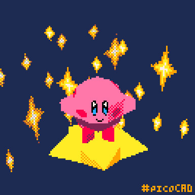 Kirby Riding a Star