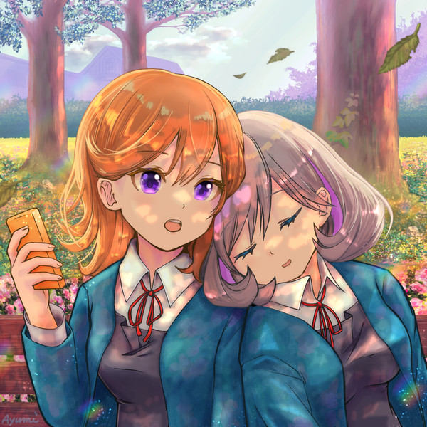 かのんちゃんと可可ちゃん
