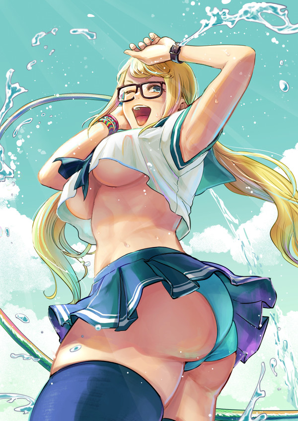 夏！学生服ミカ