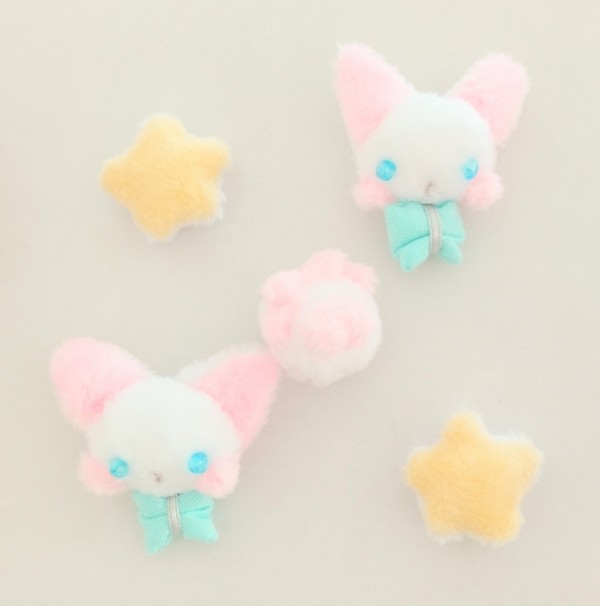 フリー素材 ハート 星 猫 肉球 ウサギ
