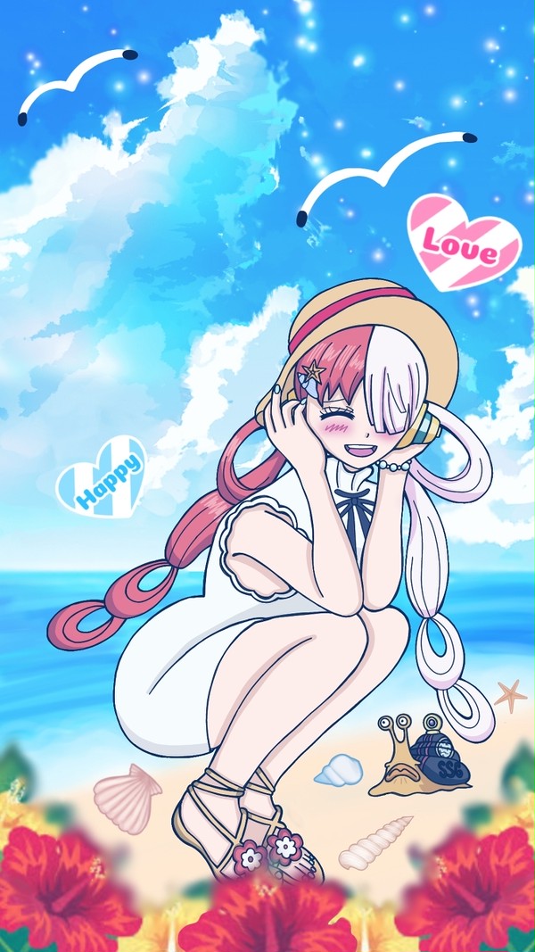 海辺で君と