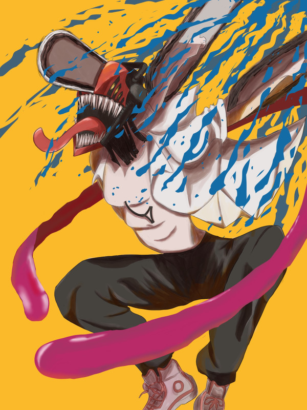 チェンソーマン描いた