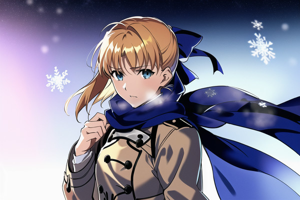 冬装saber