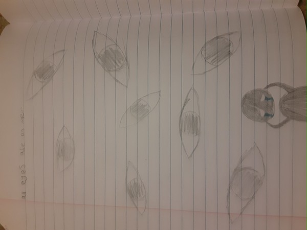 All eyes are on me.