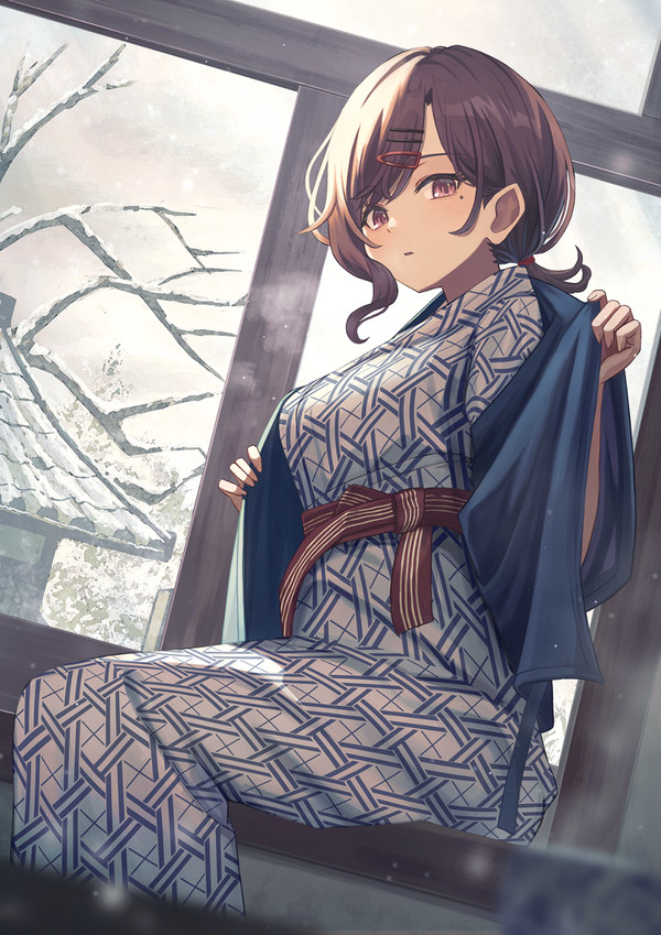 樋口円香 温泉浴衣