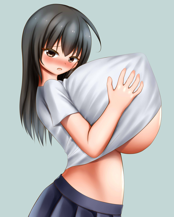おっぱいが大きすぎてシャツが着れない地味子ちゃん