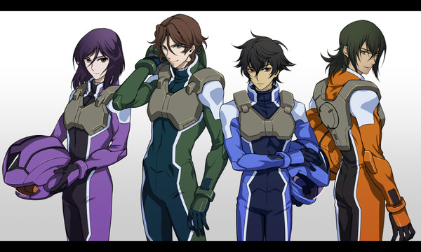 ガンダムマイスター×4 立ち絵