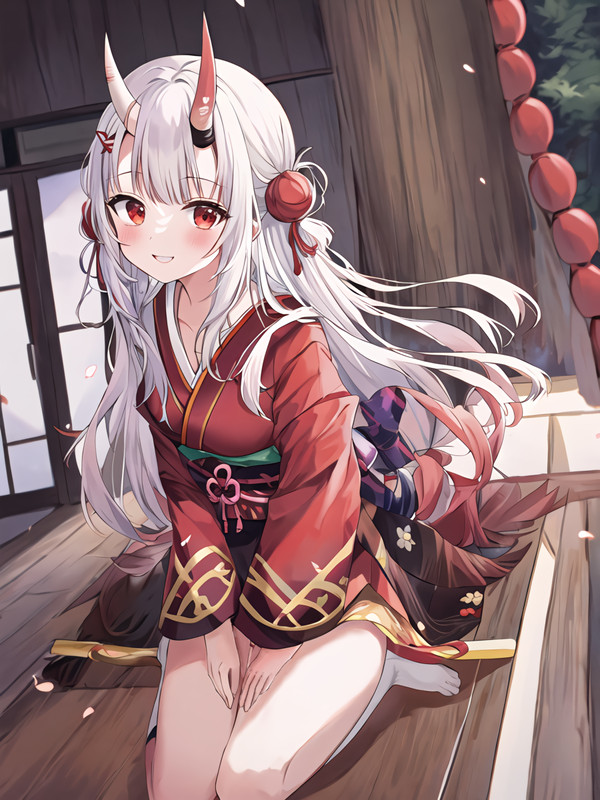 お嬢with着物