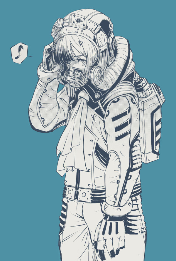 宇宙服_パイロット ウォーミングアップ