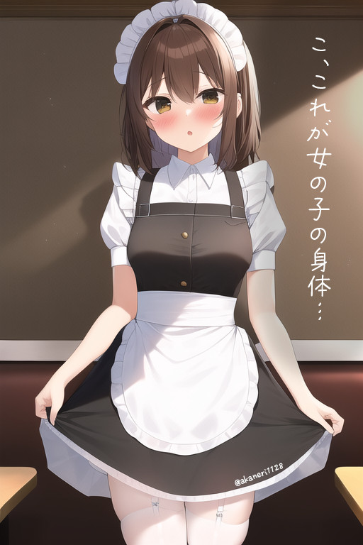 【男の子が女の子になって喫茶店で働くお話】