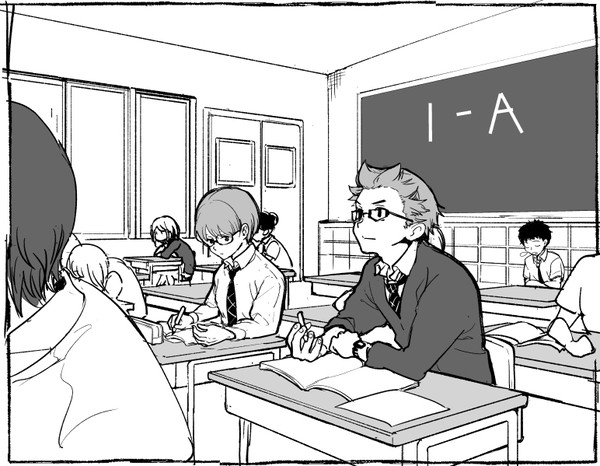 ボーダー高校生活いろいろ＋中学、上層部（模写含）