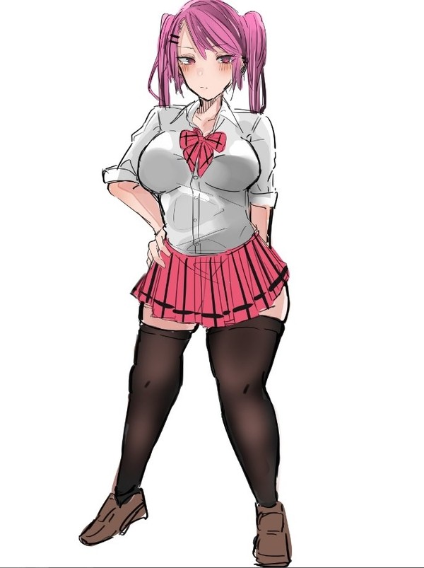 ピンクツインテちゃん
