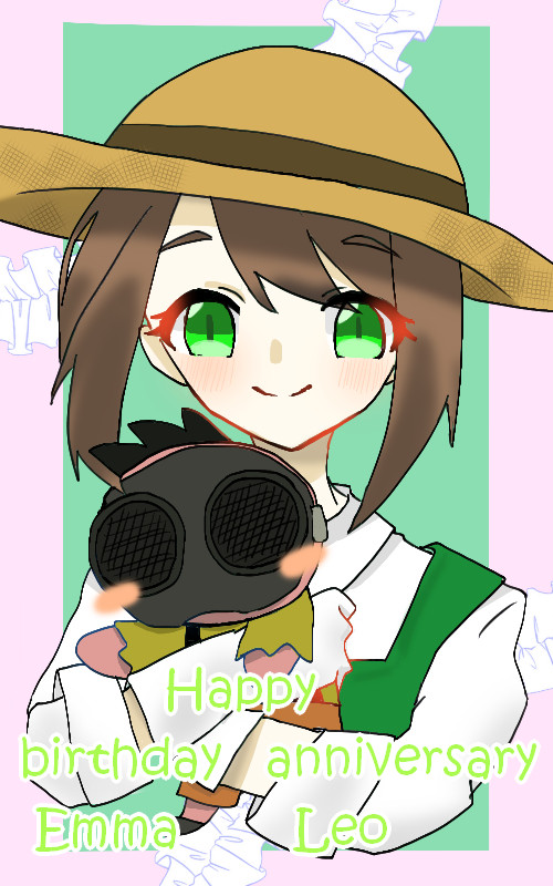 お誕生日おめでとうエマちゃん！記念日おめでとうレオさん！