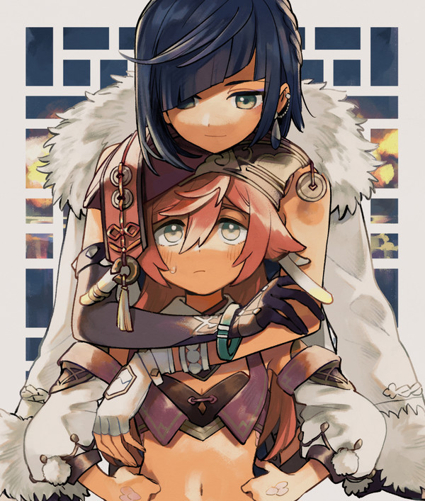 原神百合つめ