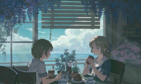 花のカフェ