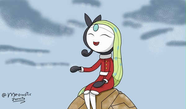 Meloetta christmas