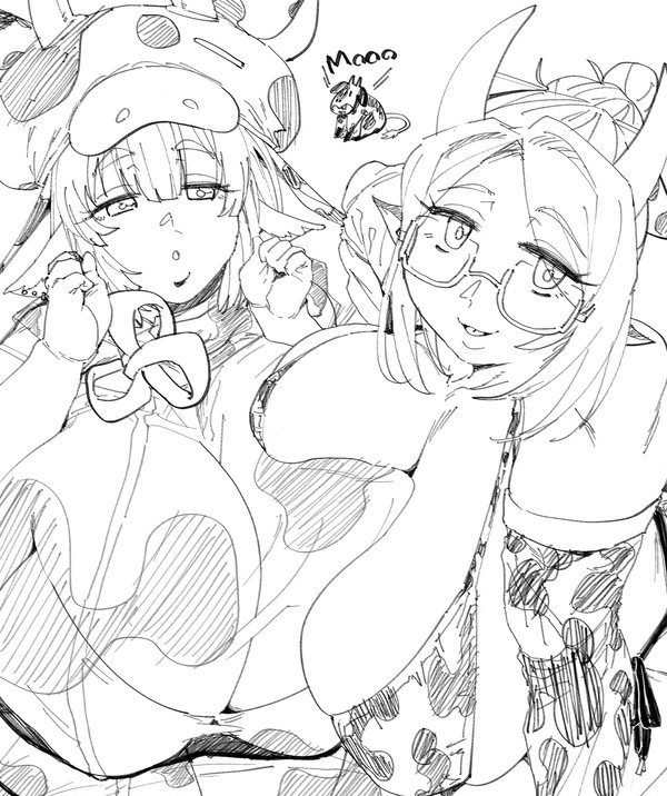 丑年時に媚びた絵