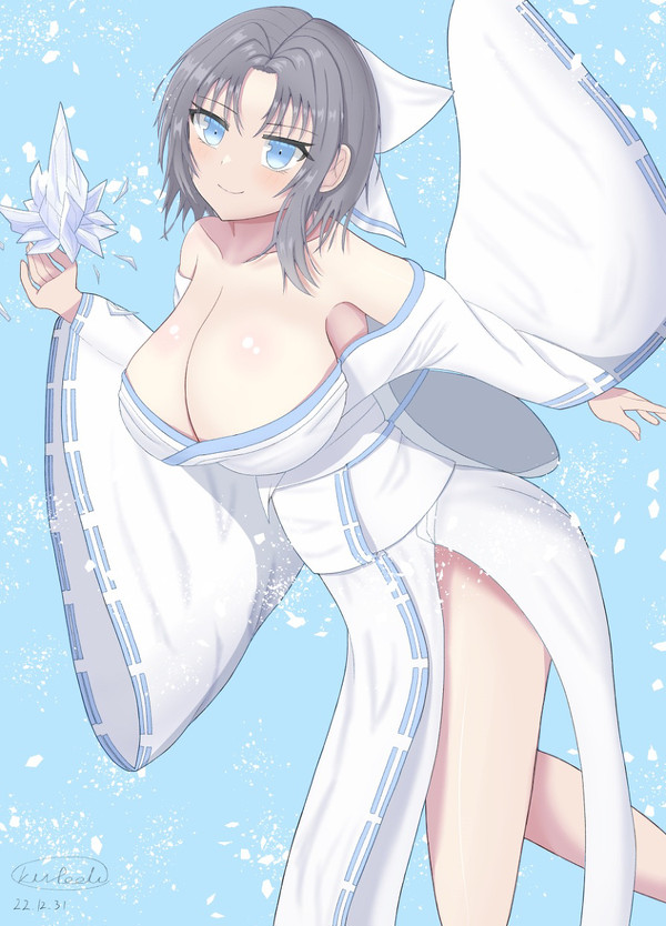 閃乱カグラ　雪泉　誕生日イラスト