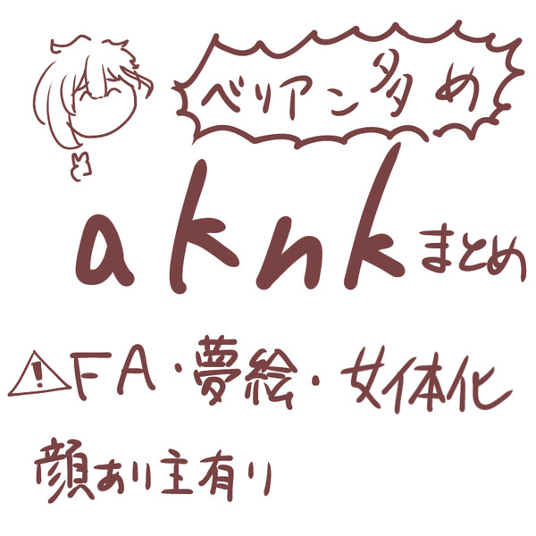 【aknk】FA・夢まとめ