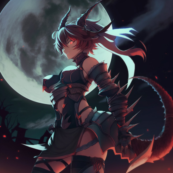 【AI】竜娘、女騎士さん、エルフ