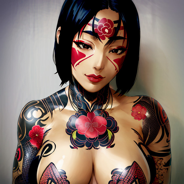 Tattoo girl