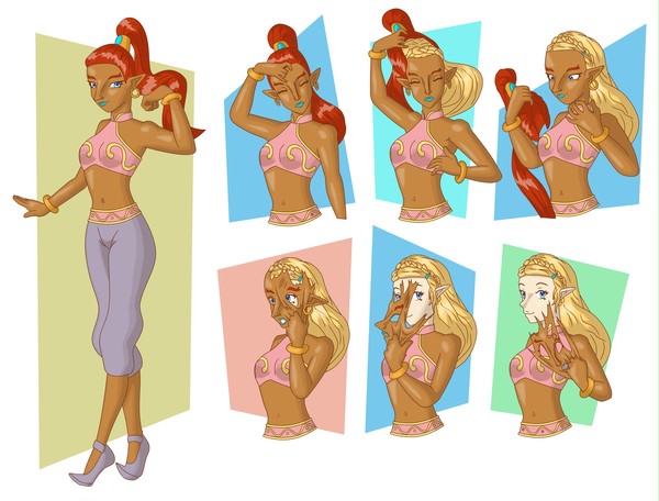 Gerudo to Zelda unmasking