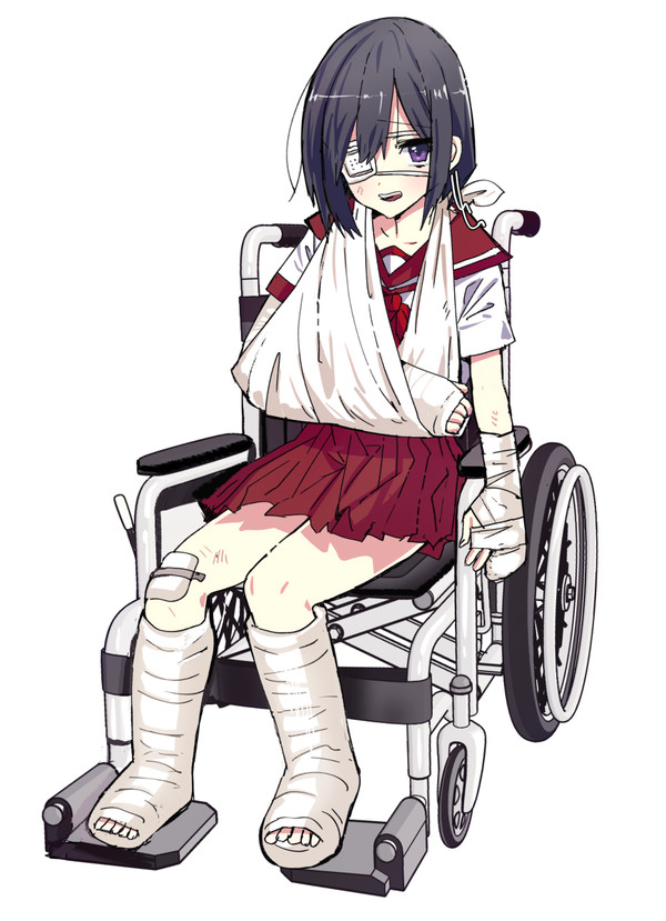 事故っちゃったJK