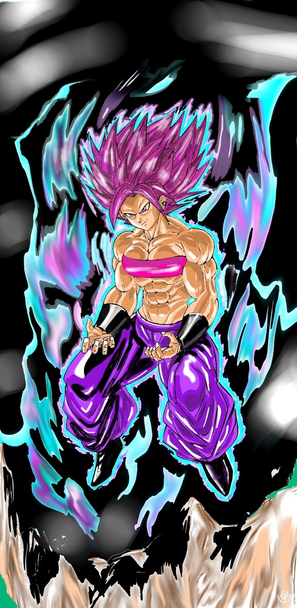 Caulifla and Kale with Ultra Ego