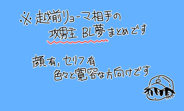 越前BL夢log①