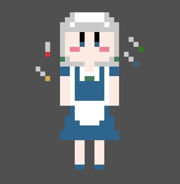 東方ドット絵 十六夜咲夜