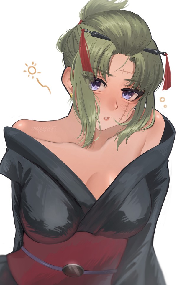 酔っ払ってるツッキー描くの大好き