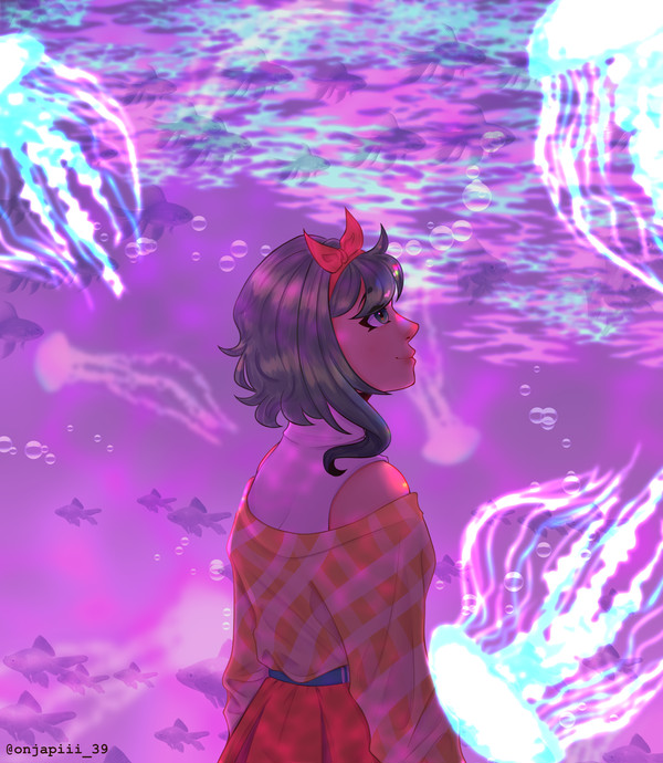 水族館に乗る GUMI