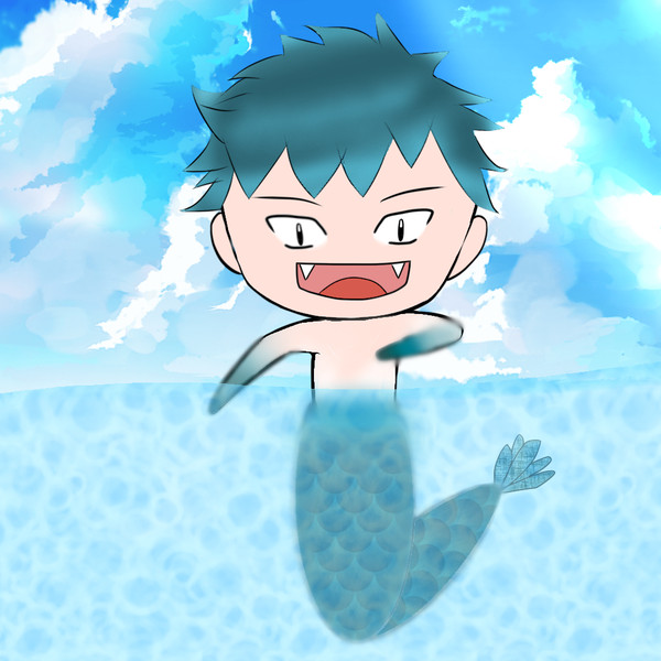 人魚の男の子