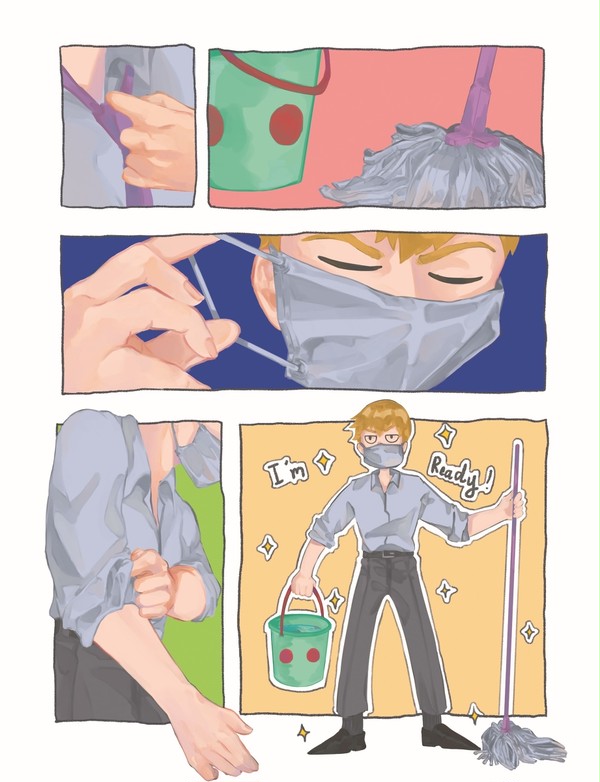 Big cleaning with Reigen!