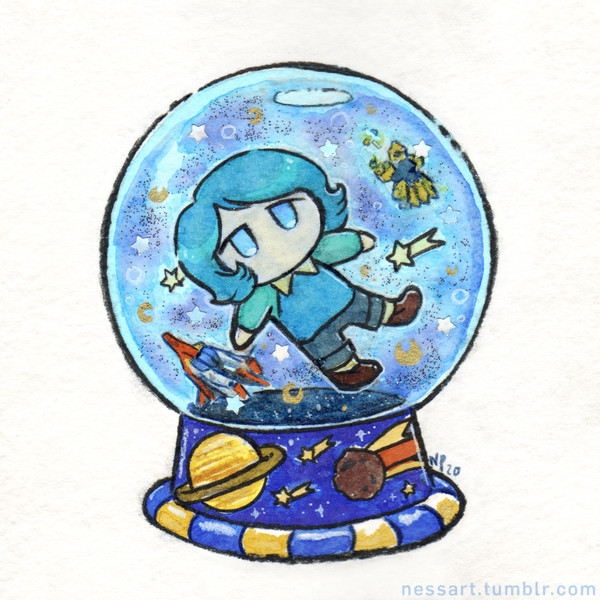 kamille snowglobe