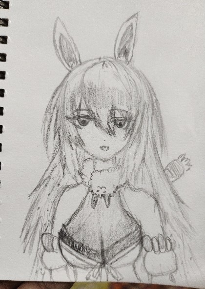 Moona in pekora's outfit