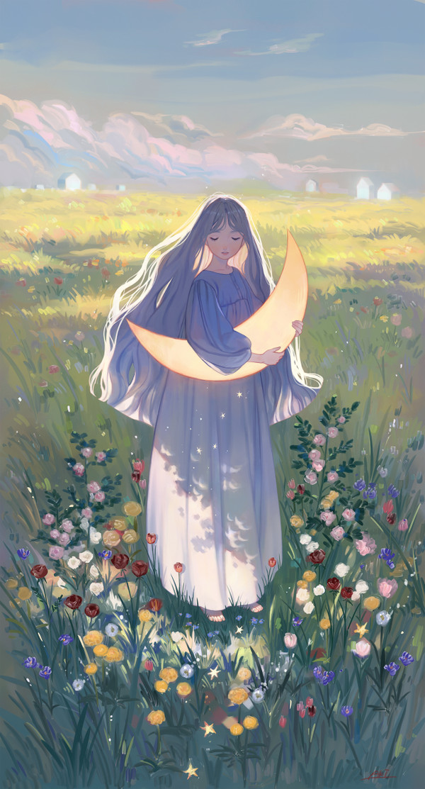 木漏れ月