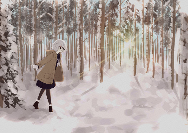 雪景色！
