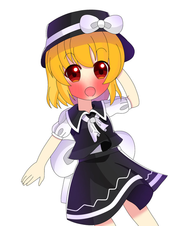 ユキのコスプレをしたルーミア！
