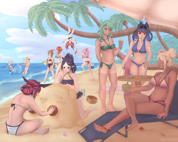 HoloEN Beach!