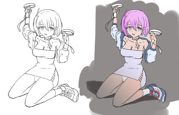 VR妹子摸鱼