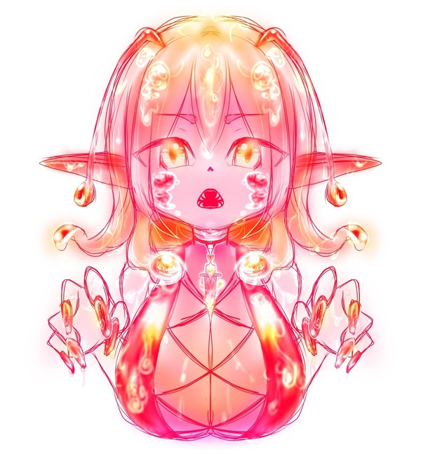 べちょぉ…エイリアン少女。