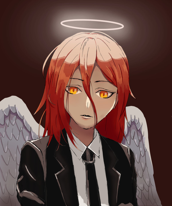 Angel devil in the hell