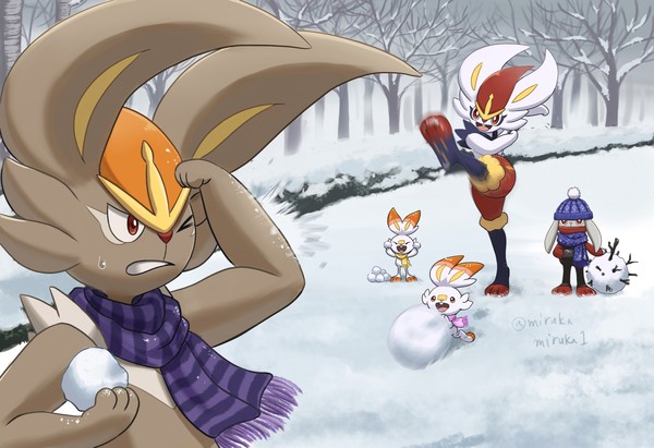 雪合戦！