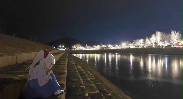 겨울 한복 유콘님 팬아트