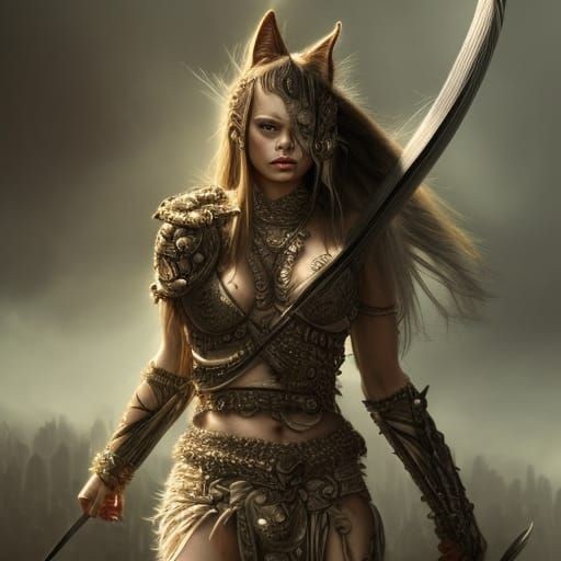 Feline warrior