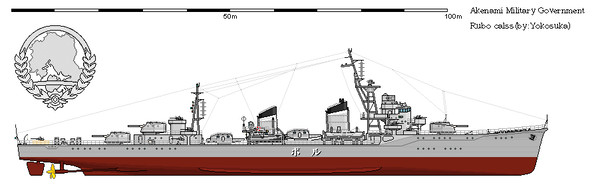 鷺波級甲型驅逐艦-DD Rubo class