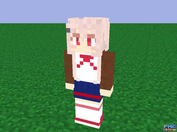 マイクラスキン　エミリー学生服スキン（ラストオリジン）