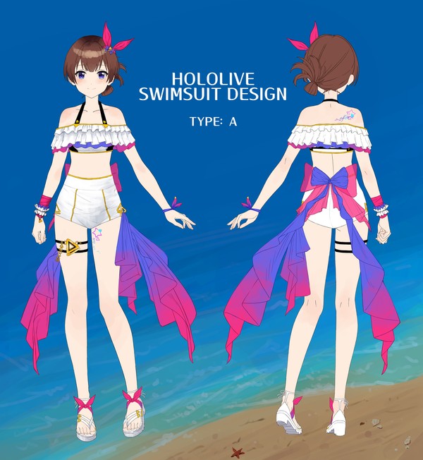 Hololive Swimsuit Design